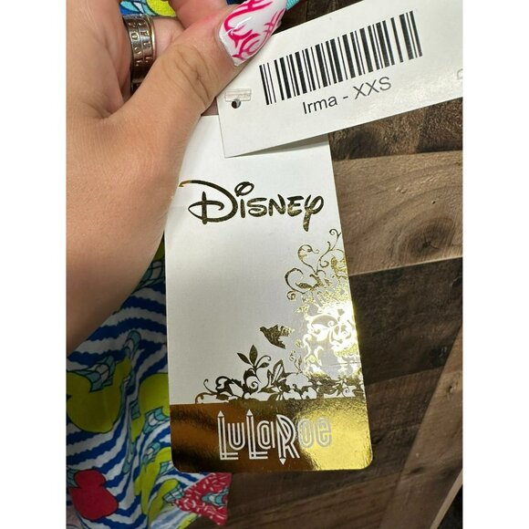 NWT Lula Roe x Disney Women's Irma T-Shirt Size‎ XXS - Picture 2 of 6